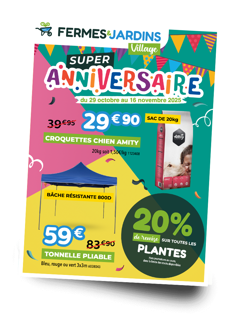 Promotion Les essentiels- Fermes et Jardins Réunion Catalogue mars 2024 Fermes et Jardins - Ma terre nourricière